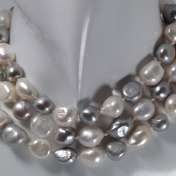 Ross-Simons 12-13mm Cultured Baroque Pearl Drop Earrings In Sterling Silver, Women's, Adult - Foto 11